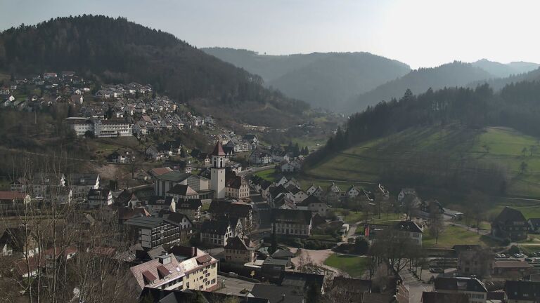 Dieses Bild zeigt eine Webcam-Aufnahme von Ottenhöfen, aufgenommen am Samstag, den 07.03.2026 um 14:40 Uhr