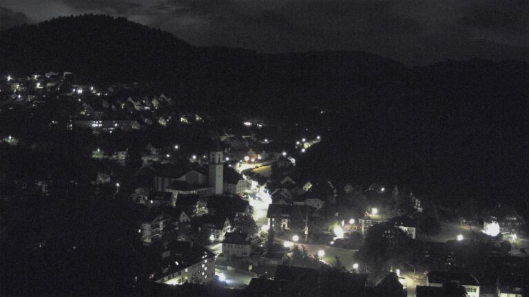 Dieses Bild zeigt eine Webcam-Aufnahme von Ottenhöfen, aufgenommen am Mittwoch, den 03.06.2026 um 01:00 Uhr
