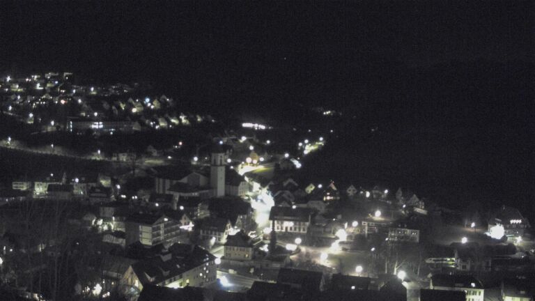 Dieses Bild zeigt eine Webcam-Aufnahme von Ottenhöfen, aufgenommen am Donnerstag, den 25.12.2025 um 00:30 Uhr