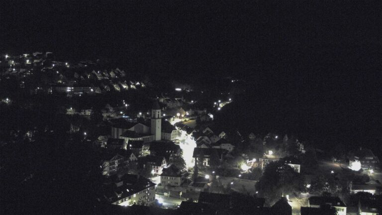 Dieses Bild zeigt eine Webcam-Aufnahme von Ottenhöfen, aufgenommen am Samstag, den 22.08.2026 um 00:00 Uhr