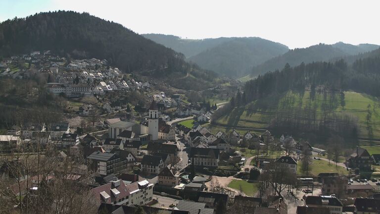 Dieses Bild zeigt eine Webcam-Aufnahme von Ottenhöfen, aufgenommen am Mittwoch, den 04.03.2026 um 12:40 Uhr