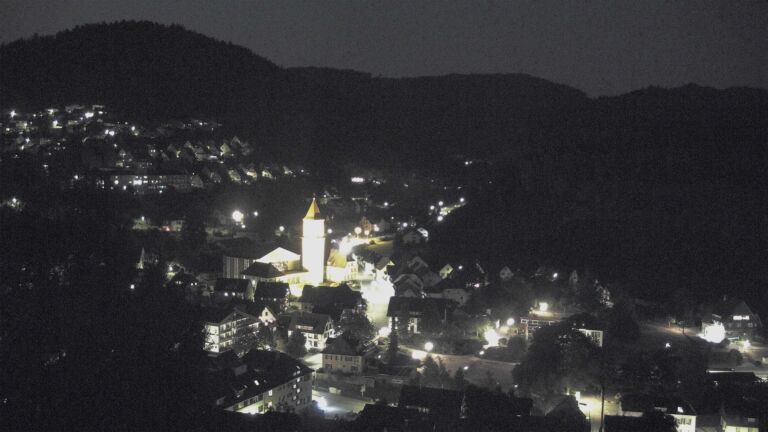 Dieses Bild zeigt eine Webcam-Aufnahme von Ottenhöfen, aufgenommen am Donnerstag, den 30.07.2026 um 22:30 Uhr