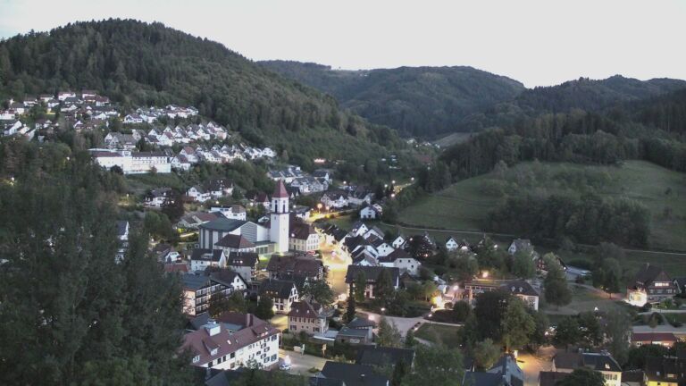 Dieses Bild zeigt eine Webcam-Aufnahme von Ottenhöfen, aufgenommen am Mittwoch, den 23.09.2026 um 19:50 Uhr