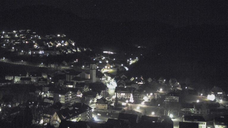 Dieses Bild zeigt eine Webcam-Aufnahme von Ottenhöfen, aufgenommen am Donnerstag, den 25.12.2025 um 23:30 Uhr