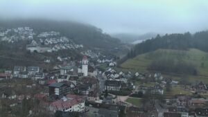 Dieses Bild zeigt eine Webcam-Aufnahme von Ottenhöfen, aufgenommen am Sonntag, den 15.02.2026 um 07:30 Uhr