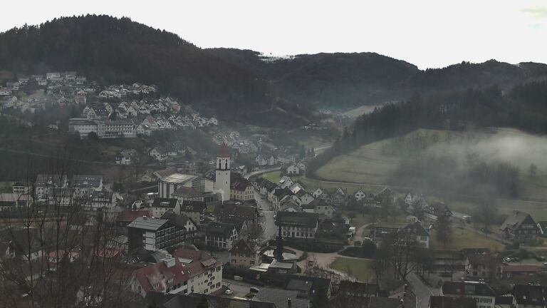 Dieses Bild zeigt eine Webcam-Aufnahme von Ottenhöfen, aufgenommen am Freitag, den 30.01.2026 um 10:50 Uhr