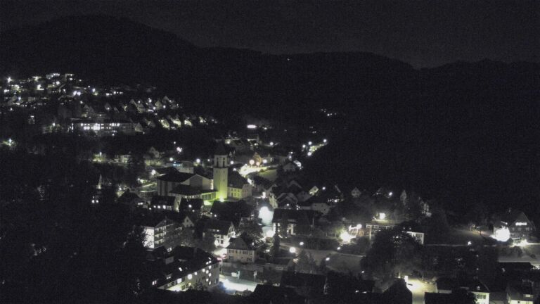 Dieses Bild zeigt eine Webcam-Aufnahme von Ottenhöfen, aufgenommen am Mittwoch, den 09.09.2026 um 21:30 Uhr