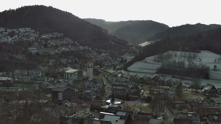 Dieses Bild zeigt eine Webcam-Aufnahme von Ottenhöfen, aufgenommen am Mittwoch, den 31.12.2025 um 11:10 Uhr