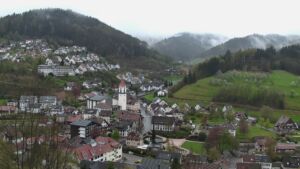 Dieses Bild zeigt eine Webcam-Aufnahme von Ottenhöfen, aufgenommen am Sonntag, den 12.04.2026 um 07:20 Uhr