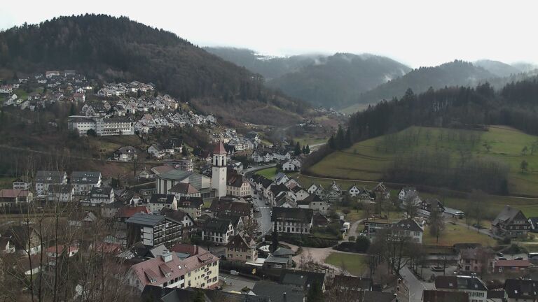 Dieses Bild zeigt eine Webcam-Aufnahme von Ottenhöfen, aufgenommen am Donnerstag, den 29.01.2026 um 15:20 Uhr