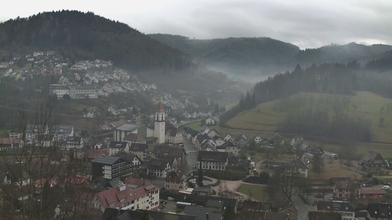 Dieses Bild zeigt eine Webcam-Aufnahme von Ottenhöfen, aufgenommen am Freitag, den 06.02.2026 um 11:10 Uhr