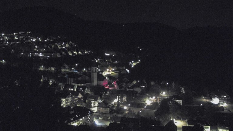 Dieses Bild zeigt eine Webcam-Aufnahme von Ottenhöfen, aufgenommen am Freitag, den 11.09.2026 um 23:00 Uhr