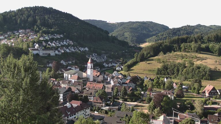 Dieses Bild zeigt eine Webcam-Aufnahme von Ottenhöfen, aufgenommen am Samstag, den 11.07.2026 um 07:50 Uhr
