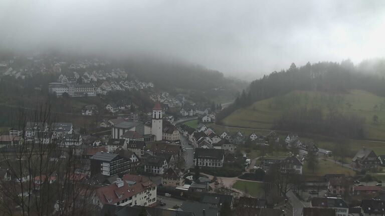 Dieses Bild zeigt eine Webcam-Aufnahme von Ottenhöfen, aufgenommen am Freitag, den 20.02.2026 um 10:20 Uhr