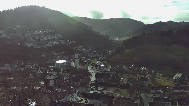 Dieses Bild zeigt eine Webcam-Aufnahme von Ottenhöfen, aufgenommen am Samstag, den 07.02.2026 um 10:30 Uhr