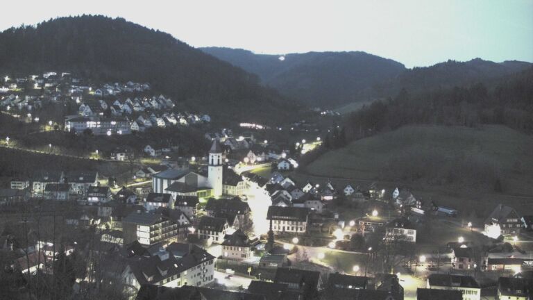 Dieses Bild zeigt eine Webcam-Aufnahme von Ottenhöfen, aufgenommen am Dienstag, den 10.03.2026 um 06:10 Uhr