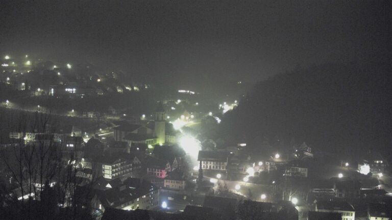 Dieses Bild zeigt eine Webcam-Aufnahme von Ottenhöfen, aufgenommen am Montag, den 26.01.2026 um 05:40 Uhr