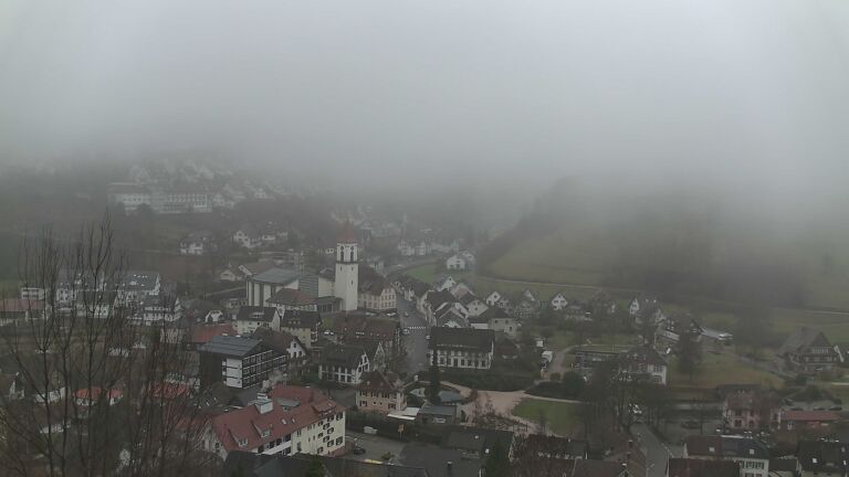 Dieses Bild zeigt eine Webcam-Aufnahme von Ottenhöfen, aufgenommen am Freitag, den 20.02.2026 um 09:40 Uhr