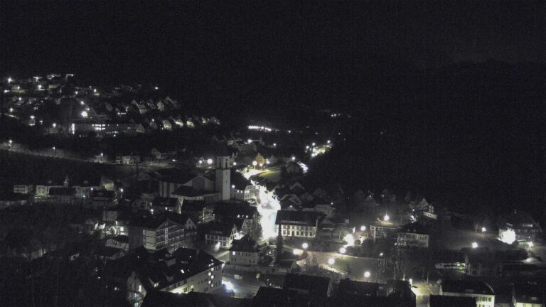 Dieses Bild zeigt eine Webcam-Aufnahme von Ottenhöfen, aufgenommen am Samstag, den 21.02.2026 um 00:00 Uhr