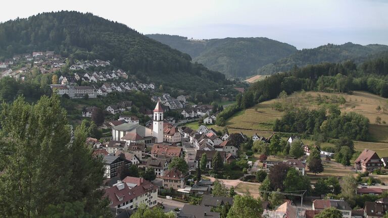 Dieses Bild zeigt eine Webcam-Aufnahme von Ottenhöfen, aufgenommen am Mittwoch, den 15.07.2026 um 08:20 Uhr