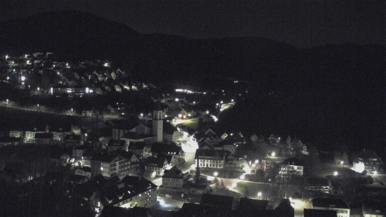 Dieses Bild zeigt eine Webcam-Aufnahme von Ottenhöfen, aufgenommen am Freitag, den 10.04.2026 um 01:00 Uhr
