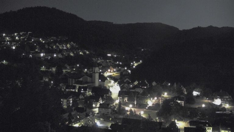 Dieses Bild zeigt eine Webcam-Aufnahme von Ottenhöfen, aufgenommen am Freitag, den 29.05.2026 um 00:00 Uhr