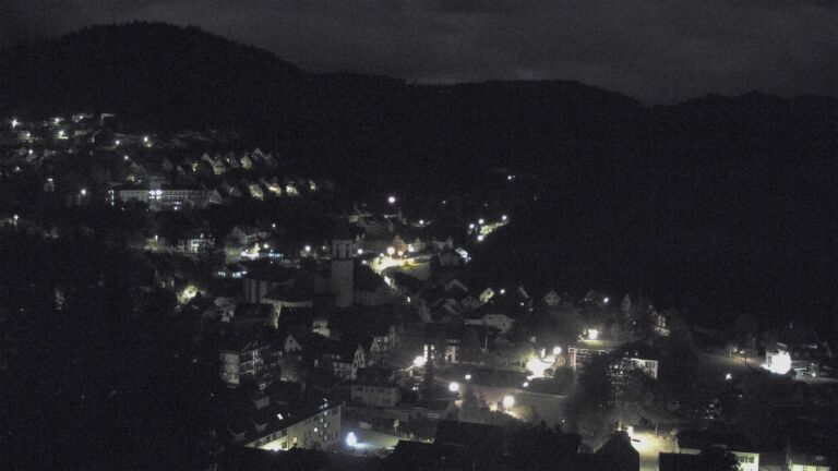 Dieses Bild zeigt eine Webcam-Aufnahme von Ottenhöfen, aufgenommen am Samstag, den 24.10.2026 um 02:30 Uhr