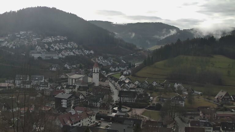 Dieses Bild zeigt eine Webcam-Aufnahme von Ottenhöfen, aufgenommen am Samstag, den 31.01.2026 um 10:00 Uhr