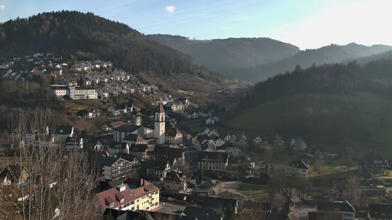 Dieses Bild zeigt eine Webcam-Aufnahme von Ottenhöfen, aufgenommen am Samstag, den 31.01.2026 um 15:40 Uhr