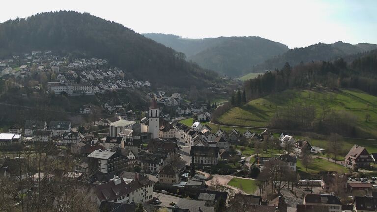 Dieses Bild zeigt eine Webcam-Aufnahme von Ottenhöfen, aufgenommen am Dienstag, den 24.03.2026 um 09:50 Uhr