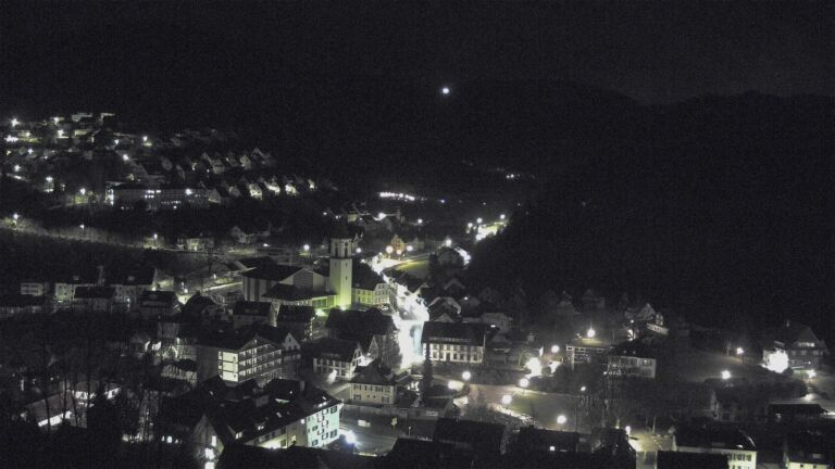 Dieses Bild zeigt eine Webcam-Aufnahme von Ottenhöfen, aufgenommen am Donnerstag, den 19.02.2026 um 05:40 Uhr