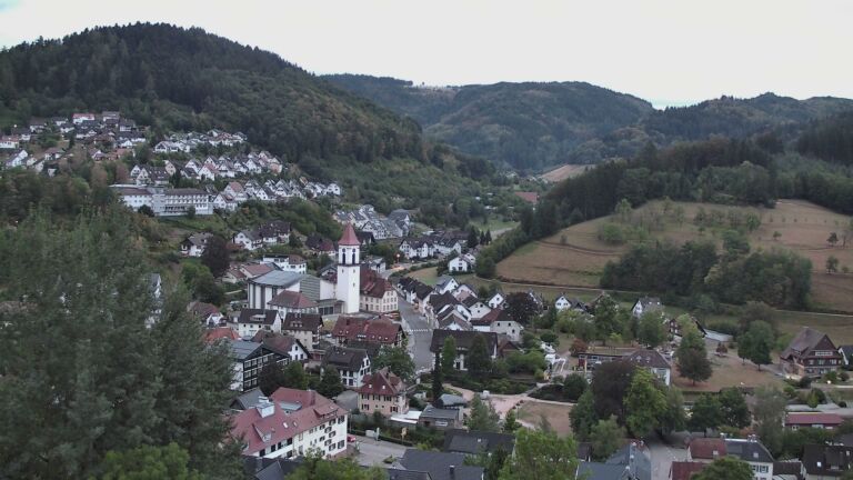 Dieses Bild zeigt eine Webcam-Aufnahme von Ottenhöfen, aufgenommen am Samstag, den 22.08.2026 um 06:20 Uhr