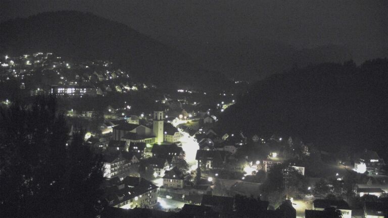 Dieses Bild zeigt eine Webcam-Aufnahme von Ottenhöfen, aufgenommen am Dienstag, den 20.10.2026 um 20:30 Uhr