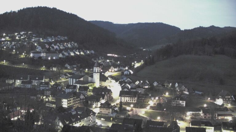 Dieses Bild zeigt eine Webcam-Aufnahme von Ottenhöfen, aufgenommen am Freitag, den 20.03.2026 um 05:50 Uhr