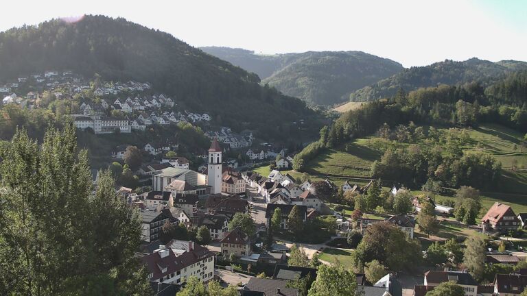 Dieses Bild zeigt eine Webcam-Aufnahme von Ottenhöfen, aufgenommen am Dienstag, den 22.09.2026 um 09:40 Uhr