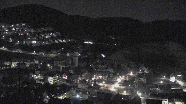 Dieses Bild zeigt eine Webcam-Aufnahme von Ottenhöfen, aufgenommen am Mittwoch, den 31.12.2025 um 04:00 Uhr