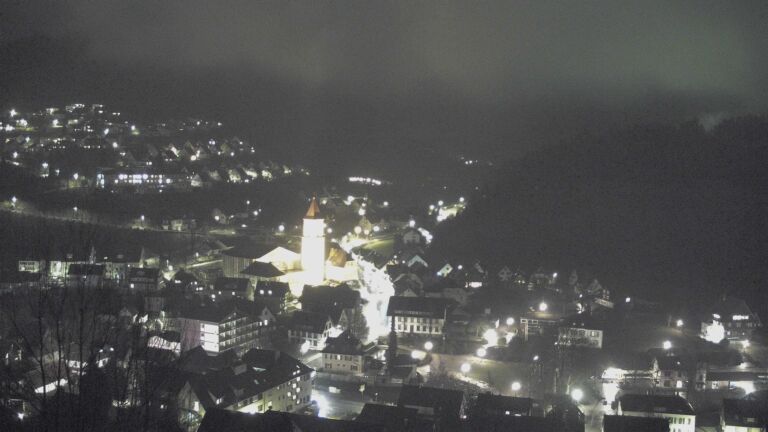 Dieses Bild zeigt eine Webcam-Aufnahme von Ottenhöfen, aufgenommen am Mittwoch, den 28.01.2026 um 20:20 Uhr