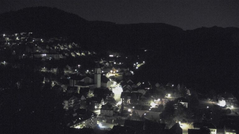 Dieses Bild zeigt eine Webcam-Aufnahme von Ottenhöfen, aufgenommen am Dienstag, den 22.09.2026 um 00:30 Uhr