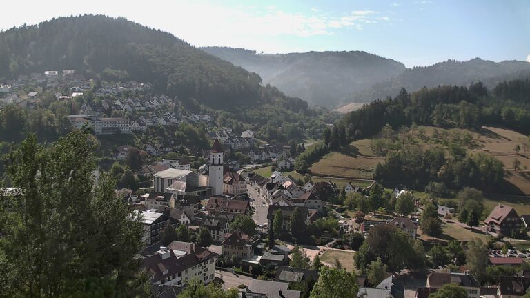 Dieses Bild zeigt eine Webcam-Aufnahme von Ottenhöfen, aufgenommen am Mittwoch, den 26.08.2026 um 11:10 Uhr