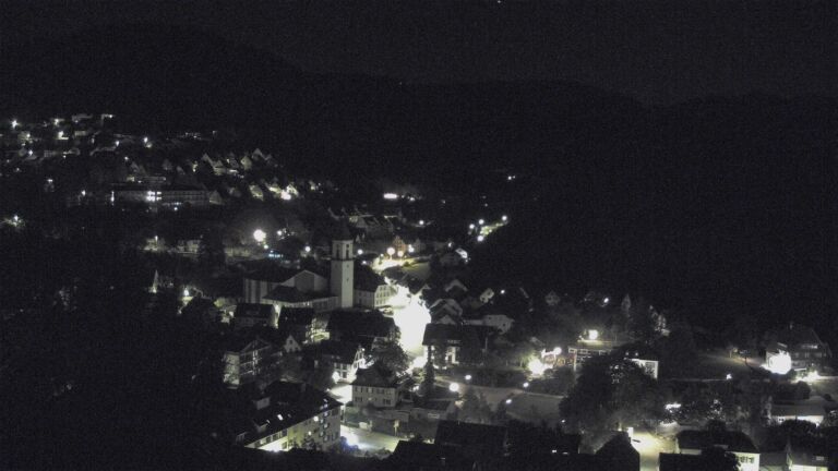 Dieses Bild zeigt eine Webcam-Aufnahme von Ottenhöfen, aufgenommen am Sonntag, den 06.09.2026 um 00:30 Uhr