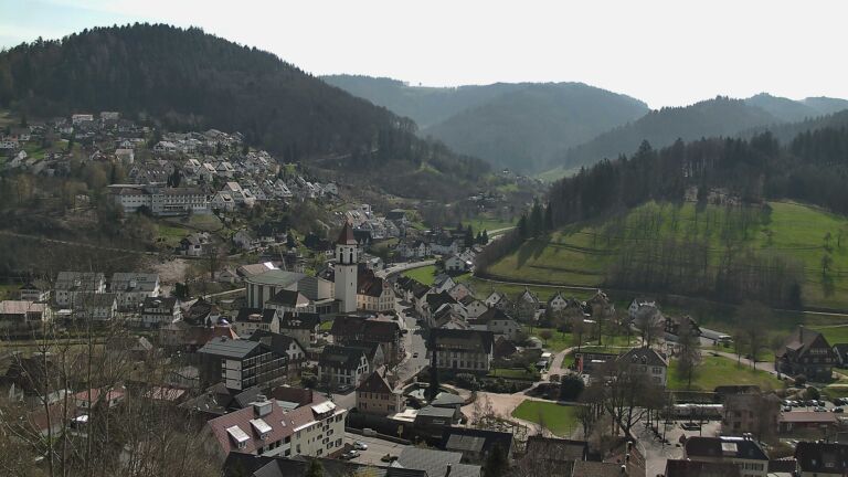 Dieses Bild zeigt eine Webcam-Aufnahme von Ottenhöfen, aufgenommen am Dienstag, den 24.03.2026 um 12:40 Uhr