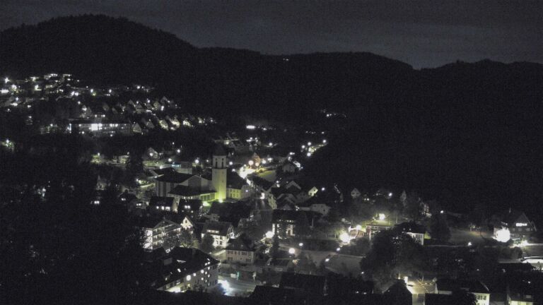Dieses Bild zeigt eine Webcam-Aufnahme von Ottenhöfen, aufgenommen am Sonntag, den 13.09.2026 um 20:30 Uhr
