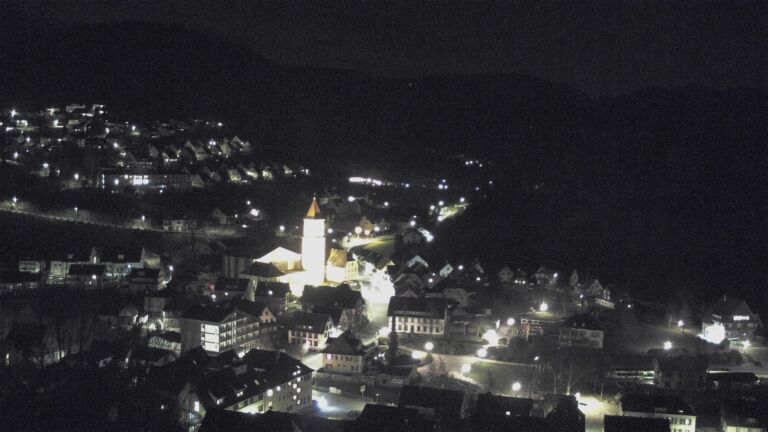Dieses Bild zeigt eine Webcam-Aufnahme von Ottenhöfen, aufgenommen am Dienstag, den 17.03.2026 um 22:30 Uhr