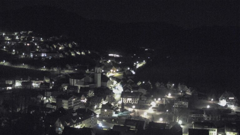 Dieses Bild zeigt eine Webcam-Aufnahme von Ottenhöfen, aufgenommen am Montag, den 29.12.2025 um 02:30 Uhr