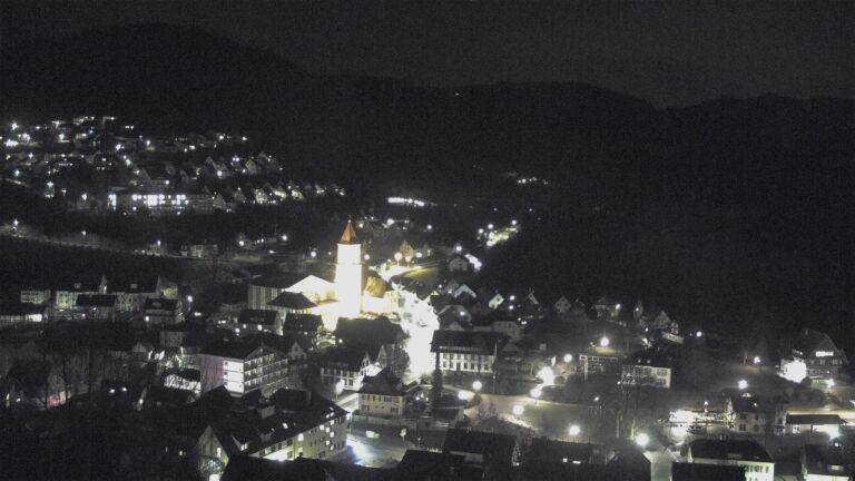 Dieses Bild zeigt eine Webcam-Aufnahme von Ottenhöfen, aufgenommen am Mittwoch, den 11.02.2026 um 20:50 Uhr