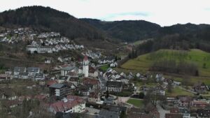 Dieses Bild zeigt eine Webcam-Aufnahme von Ottenhöfen, aufgenommen am Montag, den 23.02.2026 um 16:40 Uhr