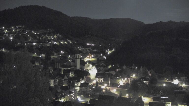 Dieses Bild zeigt eine Webcam-Aufnahme von Ottenhöfen, aufgenommen am Freitag, den 01.05.2026 um 01:00 Uhr