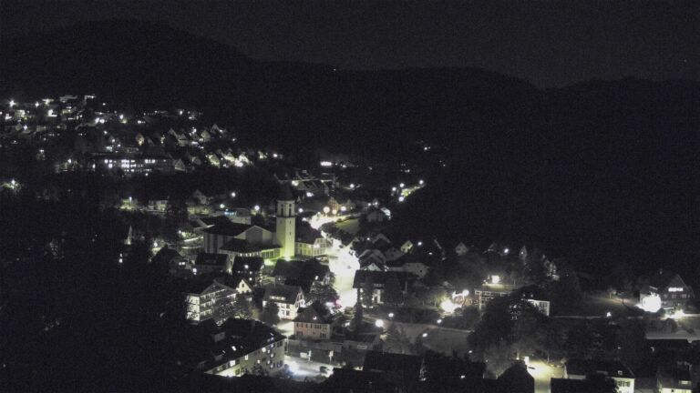 Dieses Bild zeigt eine Webcam-Aufnahme von Ottenhöfen, aufgenommen am Samstag, den 05.09.2026 um 21:30 Uhr