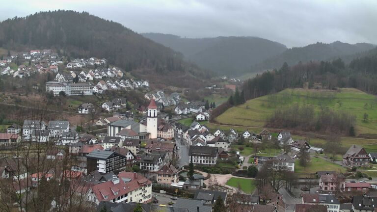 Dieses Bild zeigt eine Webcam-Aufnahme von Ottenhöfen, aufgenommen am Mittwoch, den 11.03.2026 um 17:50 Uhr