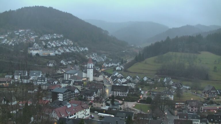 Dieses Bild zeigt eine Webcam-Aufnahme von Ottenhöfen, aufgenommen am Mittwoch, den 11.02.2026 um 07:40 Uhr